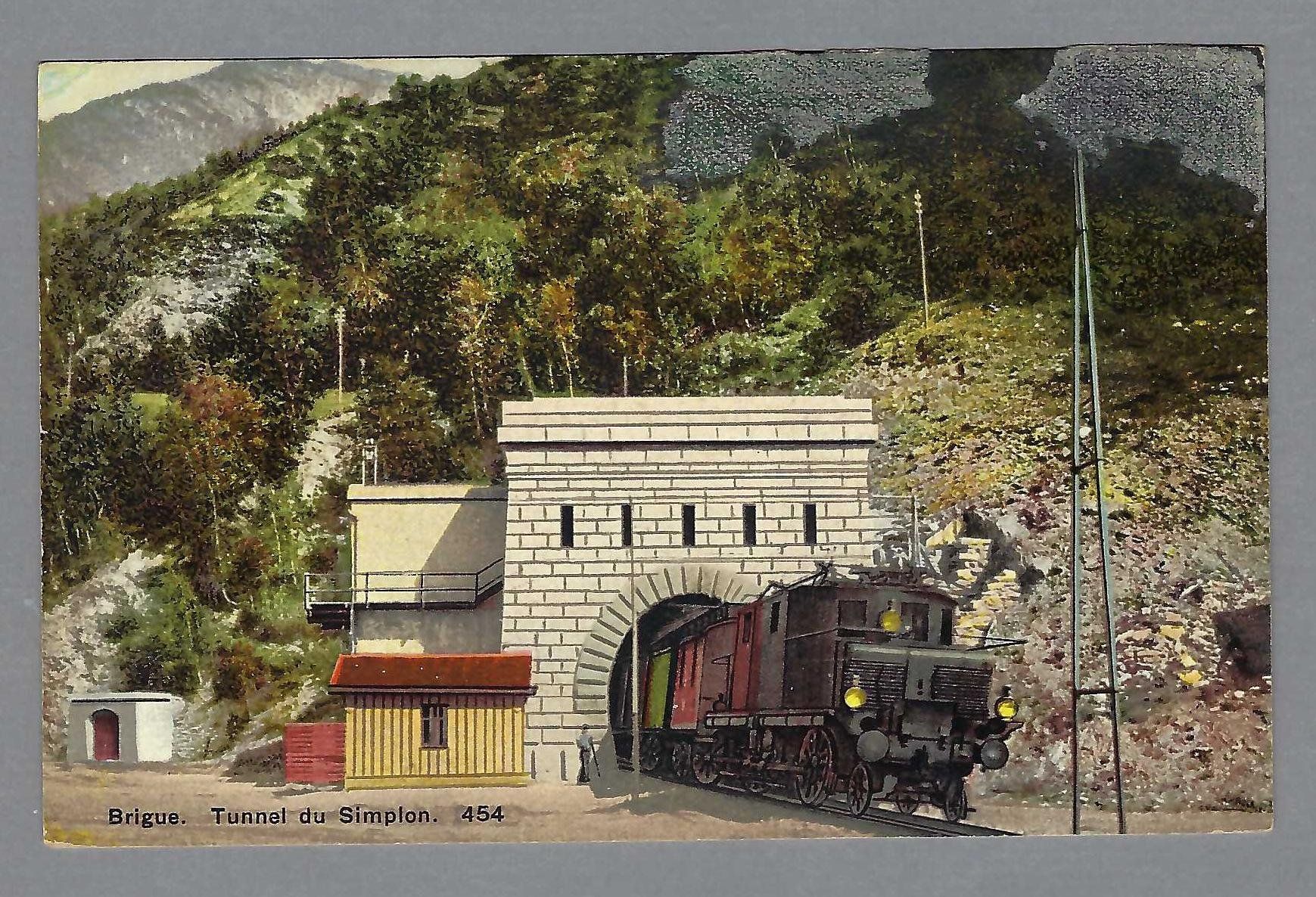 Cartoline postali: SIMPLON, BRIG, TUNNEL, ZUG, * – Usato da Pura venduto da ulisse1957