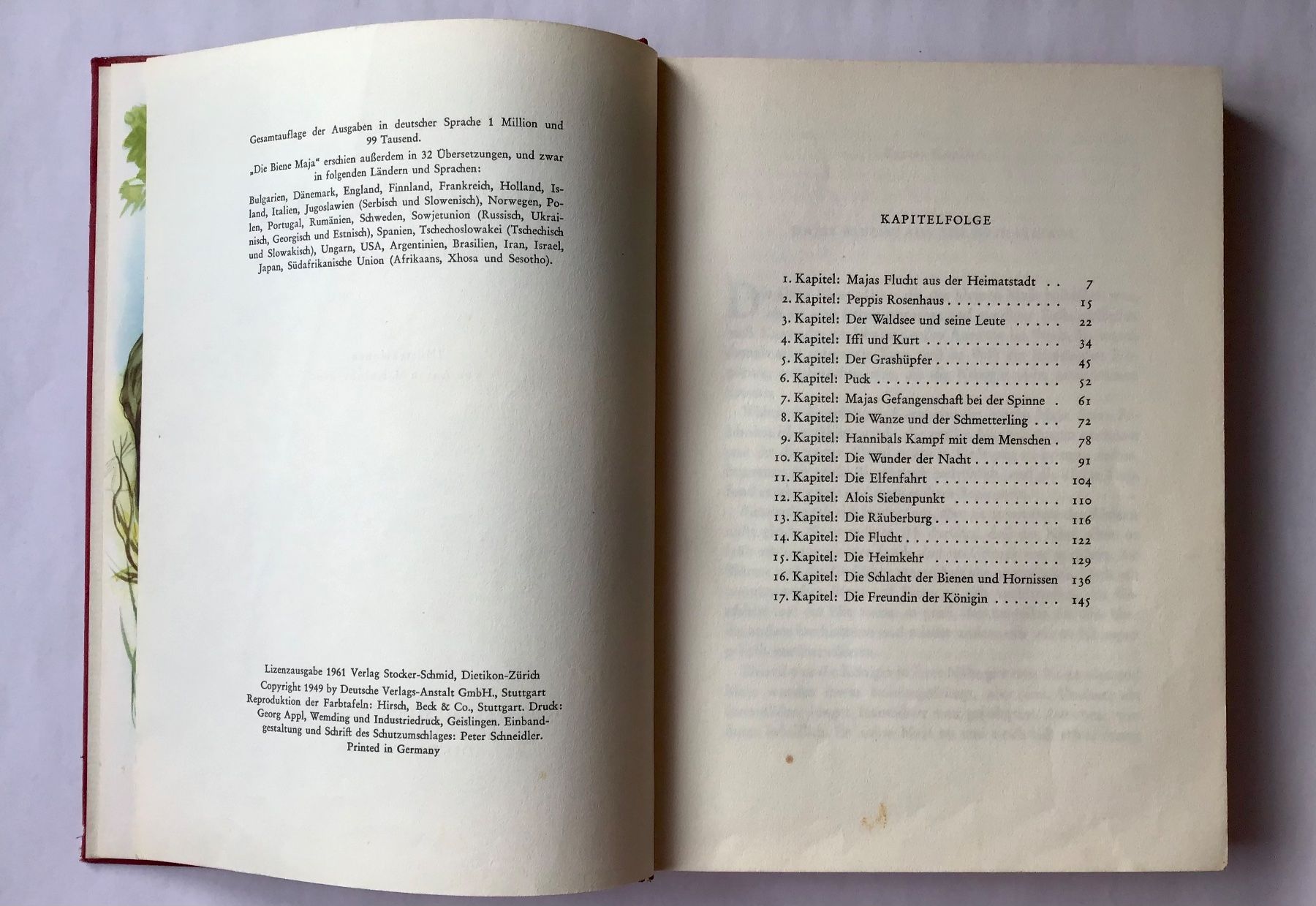 Libri: Kinderbuch-Klassiker: Die Biene Maja – Usato da Bubendorf venduto da Alpenheidi 2