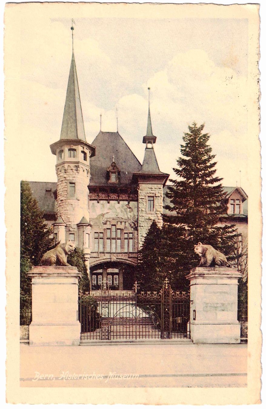 Cartoline postali: BERN . Historisches Museum ca. 1920 (BE) – Usato da Oberdorf BL venduto da Hopfehuepfer