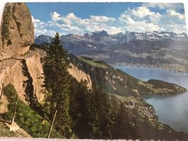 Rigi, Felsenweg mit Vitznau