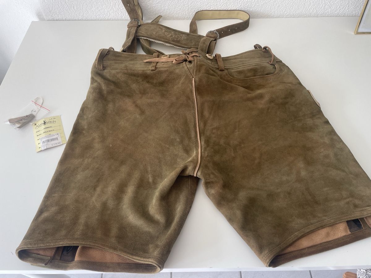 Pantaloni: Almsach Tracht Lederhose – Usato da Zürich venduto da toe_7gmv 2