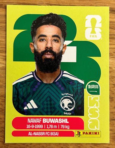 Panini Cartes à collectionner: Fifa WM 2026 Panini KSA 5 – Neuf (Voir description) à Romanshorn par Philpress