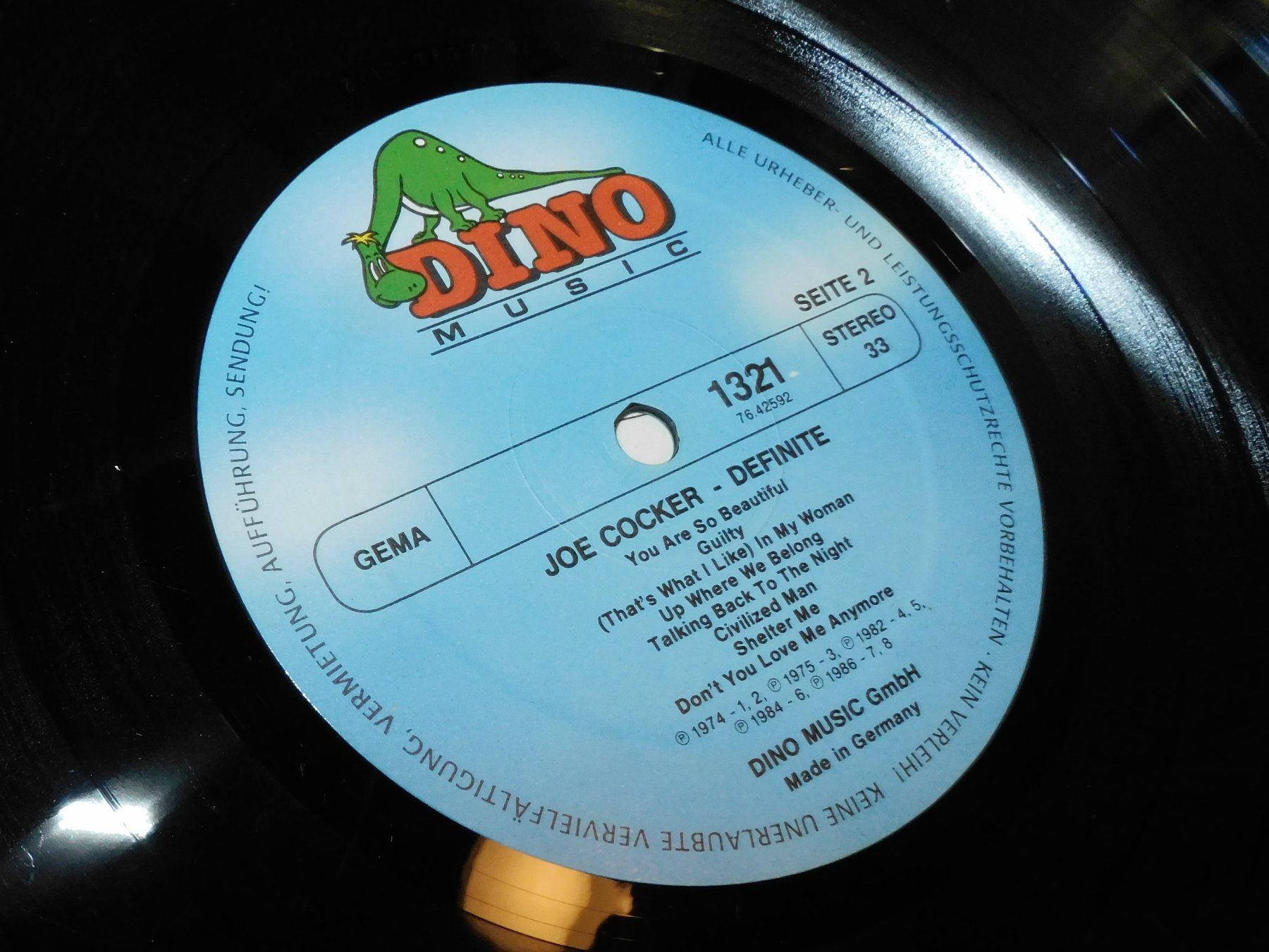 Dischi in vinile: LP - 1987  - Joe Cocker Definite -  Schallplatte    LP sind – Usato da Sursee venduto da 76 4