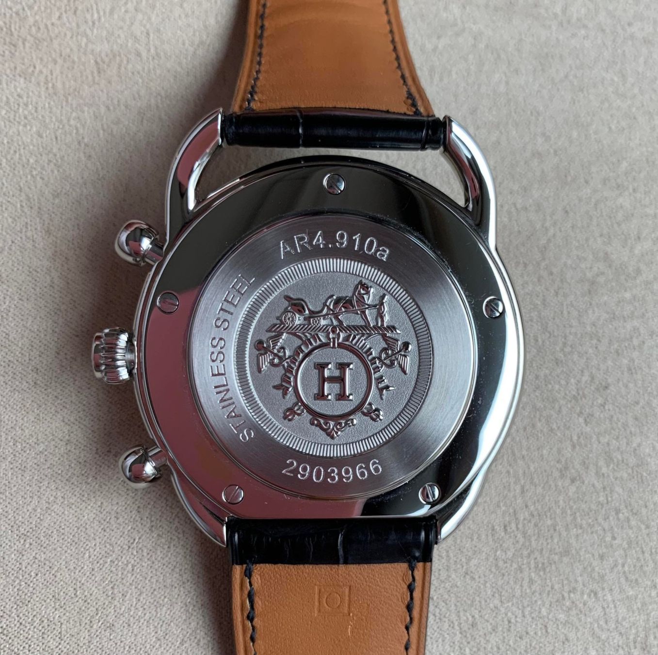 Hermès Orologi: Hermés Arceau Chrono – Nuovo e nell'imballaggio originale da Triesen venduto da hor_6kx9 2