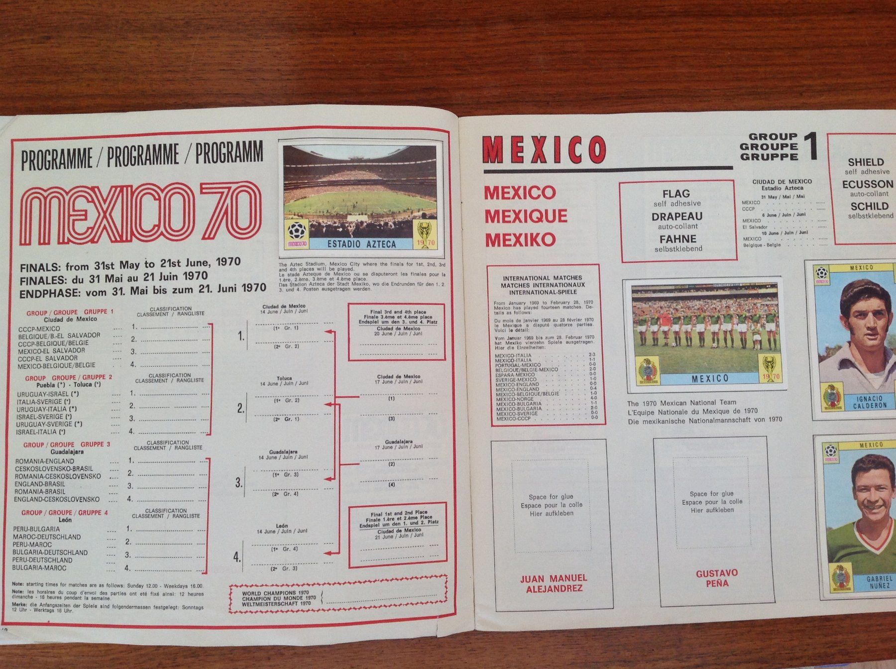 Panini Carte collezionabili: foot mundial WM Mexico 70 - Album Panini – Usato da Vuiteboeuf venduto da broticaire 3