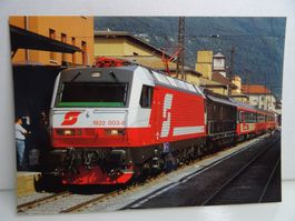 Postkarte ÖBB Lokomotive 1822 003 Innsbruck Hbf. 12.9.1992.