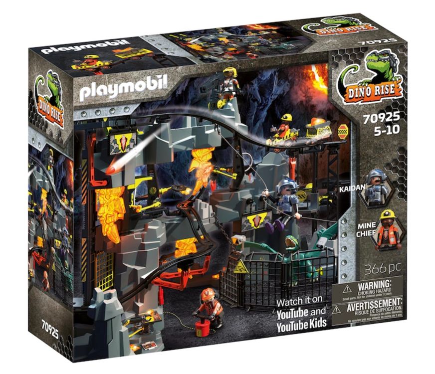 Playmobil Dino Rise 70925 La Mine Aux Dinosaures - 386 Pièces - Neuf Scellé
