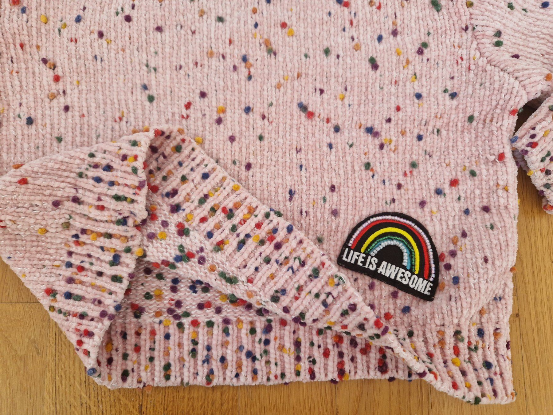 Desigual Maglioni & Felpe: Desigual. Pullover Gr. 134/140 pink bunt meliert – Usato da Buchs venduto da sonjaja 1