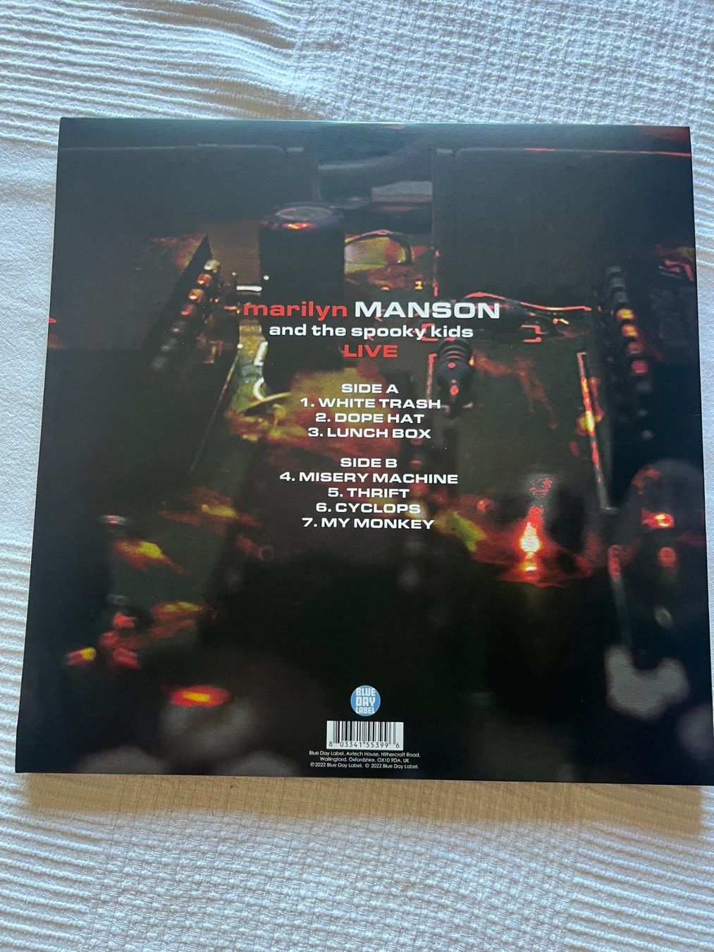 Dischi in vinile: Marilyn Manson - Live Vinyl LP Splatter – Usato da Effretikon venduto da ChrisLamberger 3