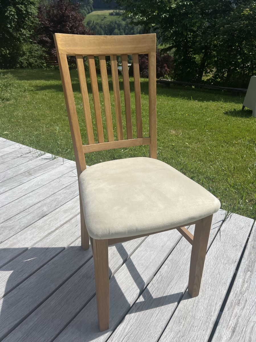 Jysk Tables: Esstisch Eiche Natur und 6 Stühle – D'occasion à Hütten par CaFeLe 6
