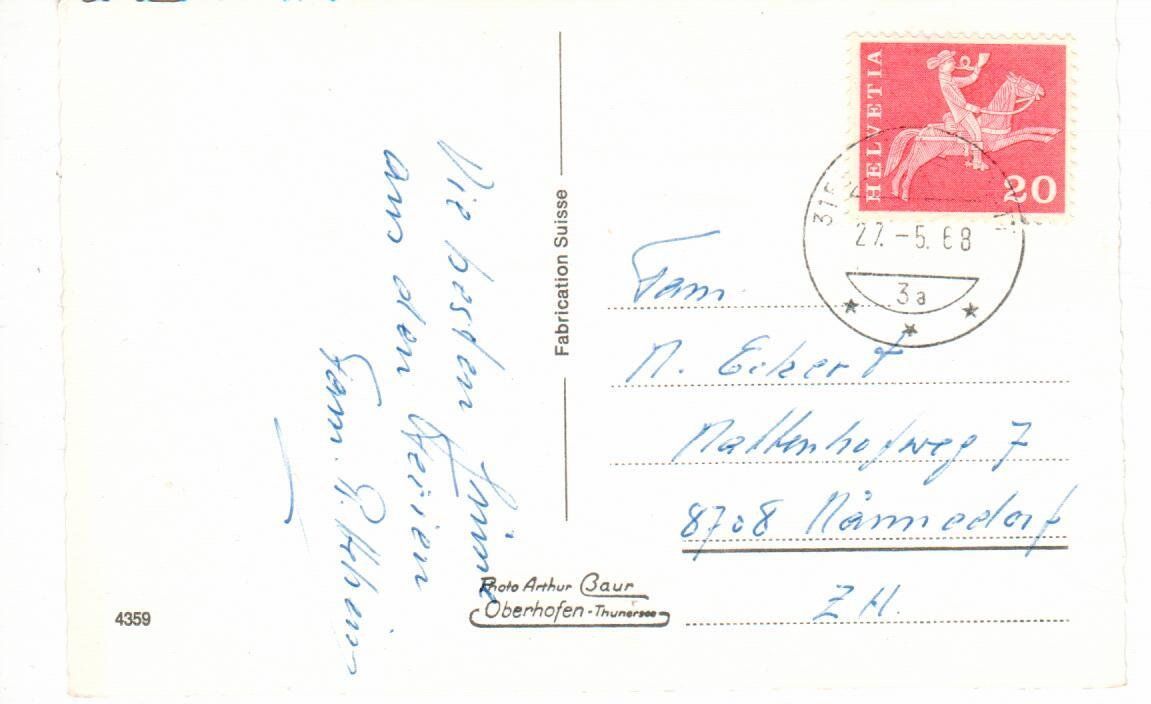 Cartoline postali: Riffenmatt – Usato da Wolhusen venduto da Curver9 1
