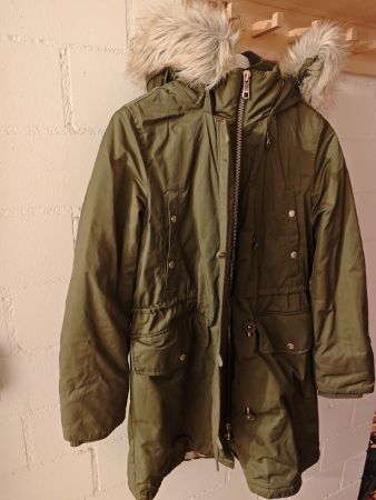 Tommy Hilfiger Winter Parka, Khaki-Grün, Grösse S