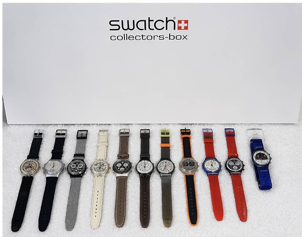 Orologi: Swatch Klassiker Mix Set + Collector Box – Usato da Uster venduto da barkingarky01