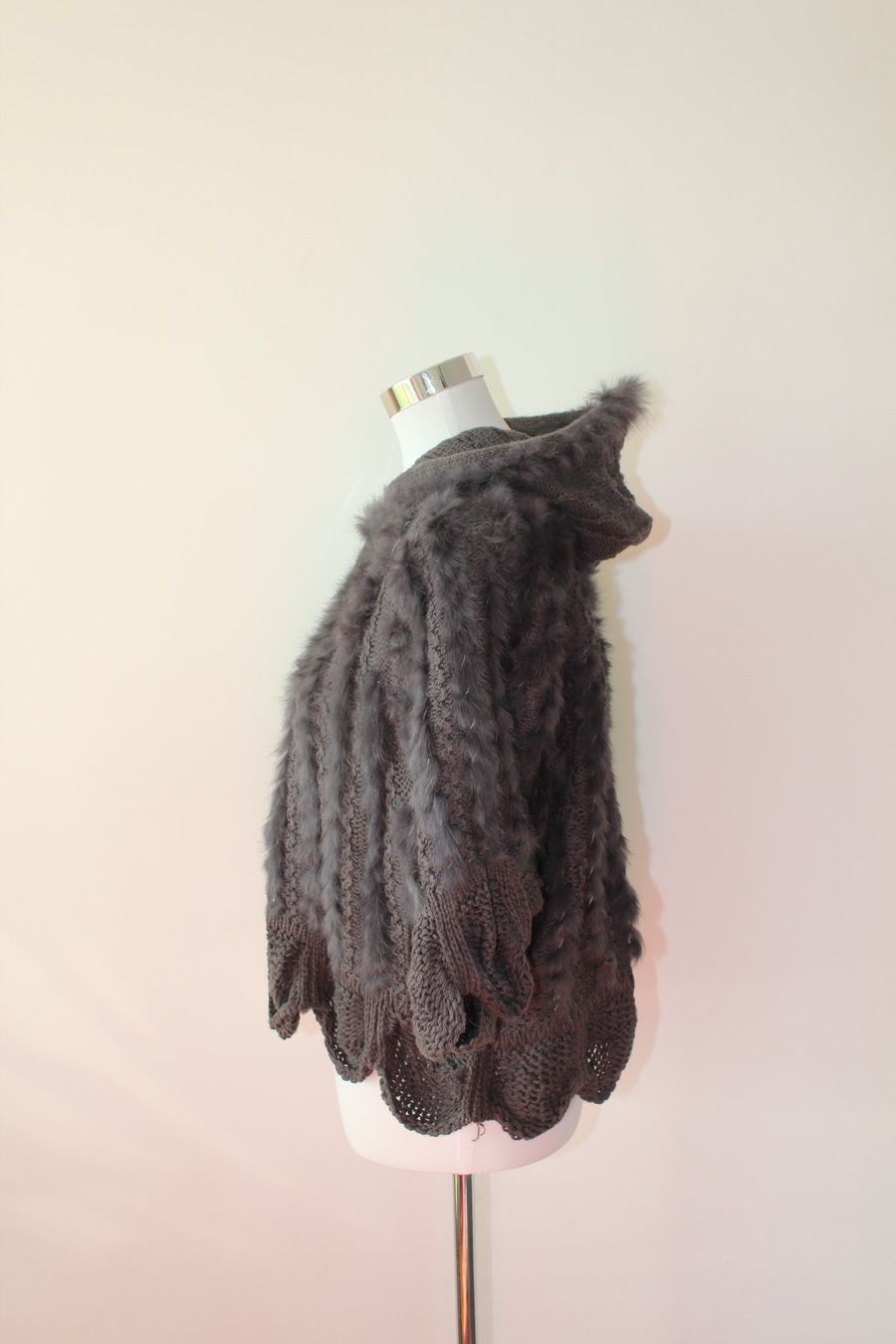 Pulls & Sweat-shirts: Echtfell Poncho. Pullover,  Gr.S – D'occasion à zürich par kira.jj 1