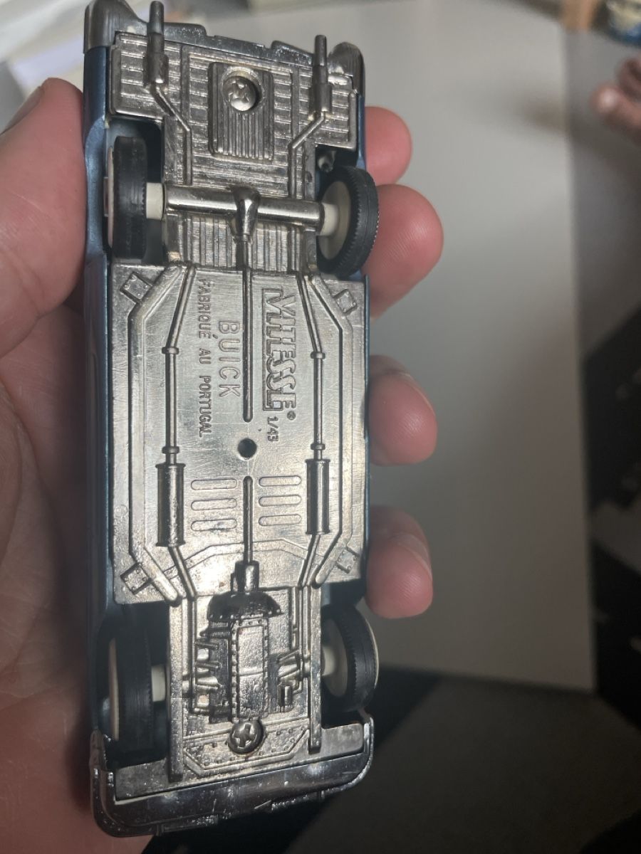 Modellini d'auto: Oldtimer Modellauto blau mit weissem Dach guter Zustand – Usato da Winterthur venduto da schwarzpunkt 2