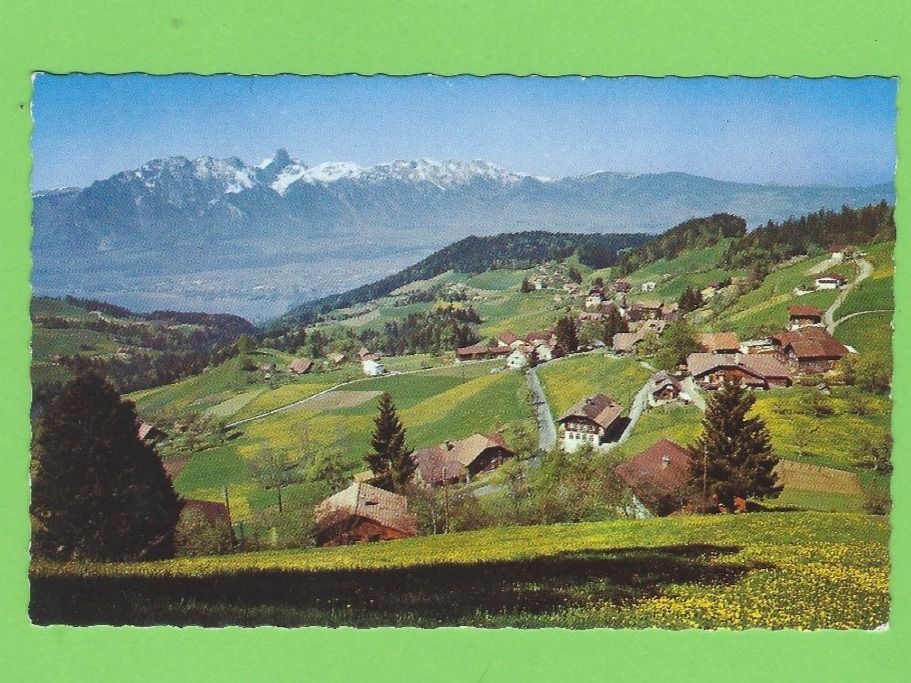 Cartoline postali: Goldiwil ob Thun, Stockhornkette – Nuovo (secondo la descrizione) da Zürich venduto da t24_de