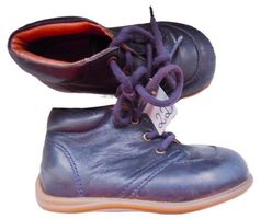 Gr. 22 BISGAARD tolle Leder Halbschuhe BLAU   ab Übergang