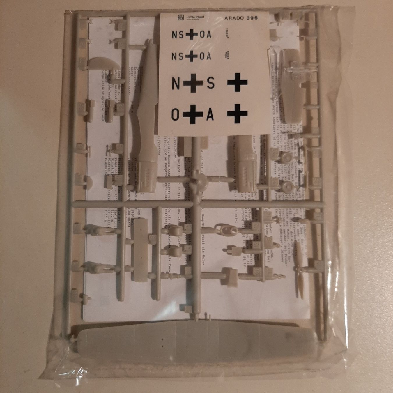 Arado Modellbausätze & Standmodelle: 3239 ... Arado Ar 396 ... Huma 3003 – Neu (gemäss Beschreibung) aus Bonstetten von Benibanny59 2