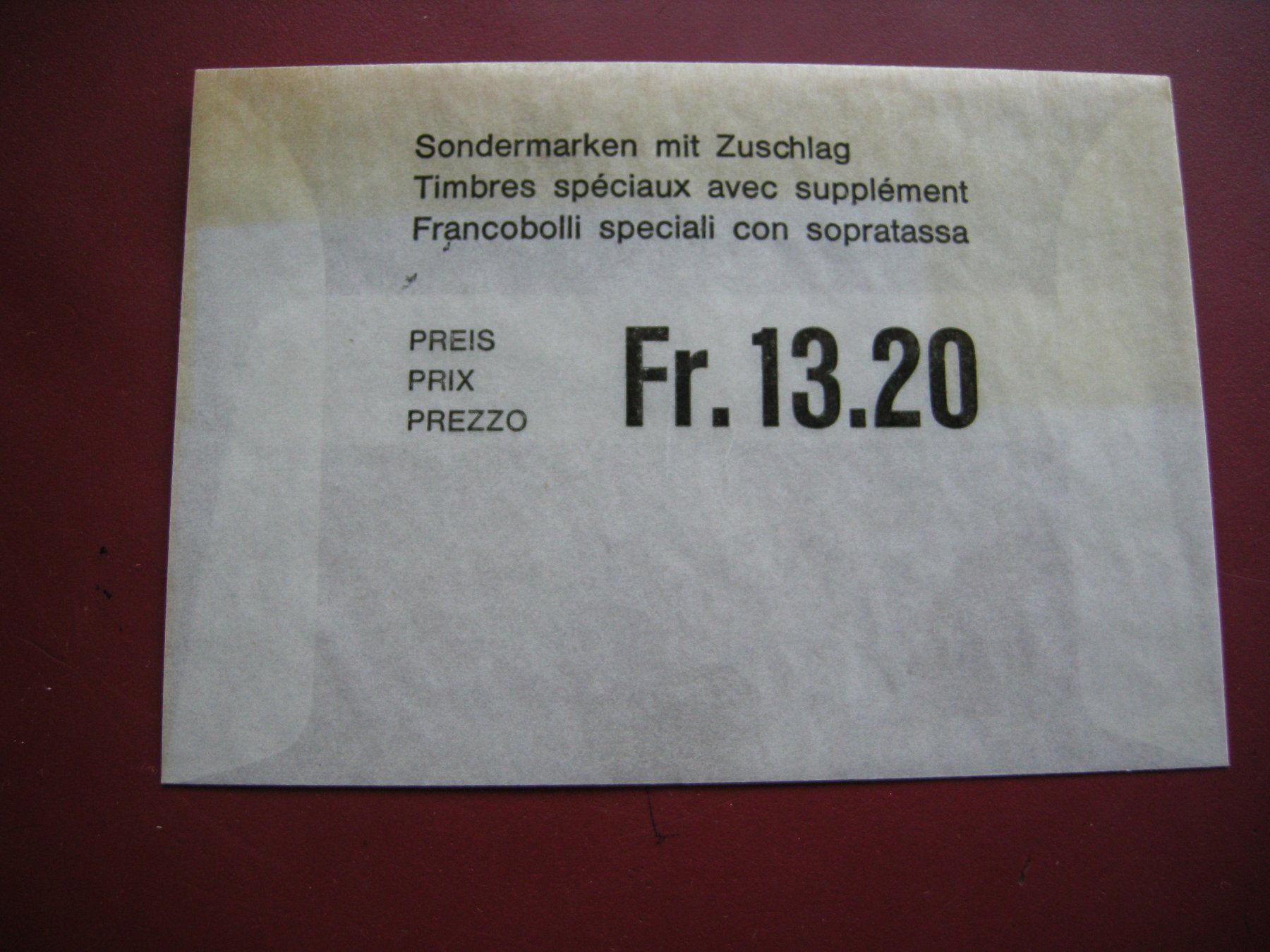 Tutti i francobolli: 1982 PRO JUVENTUTE, POSTFRISCH/**, FRANKATUR 8.80 – Usato da Rüti ZH venduto da jupi1945 1