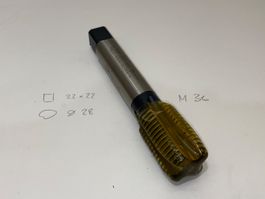 Neu M36 Gewindeschneider Gewindebohrer Handgewindebohrer