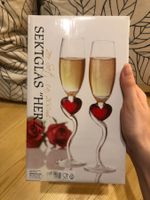 Lot 2 verres de champagne
