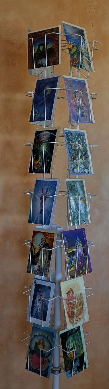 Ladenausstattungen & Messebau: FANTASY WORLD® - Karten 600 Stk. mit Ständer – Neu (gemäss Beschreibung) aus Rotkreuz von Radus24 1
