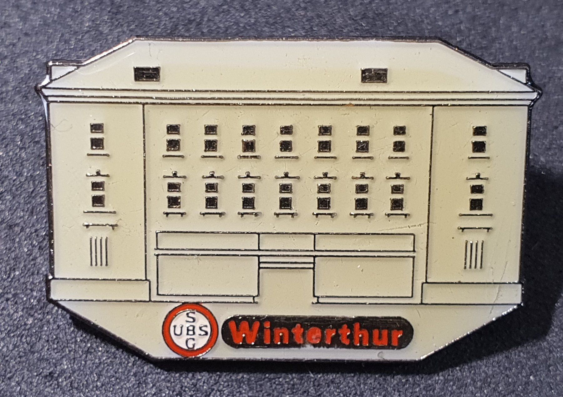 Placchette & Badge: W788 - Pin UBS SBG Winterthur – Usato da Reinach BL venduto da Boston-Verkauf