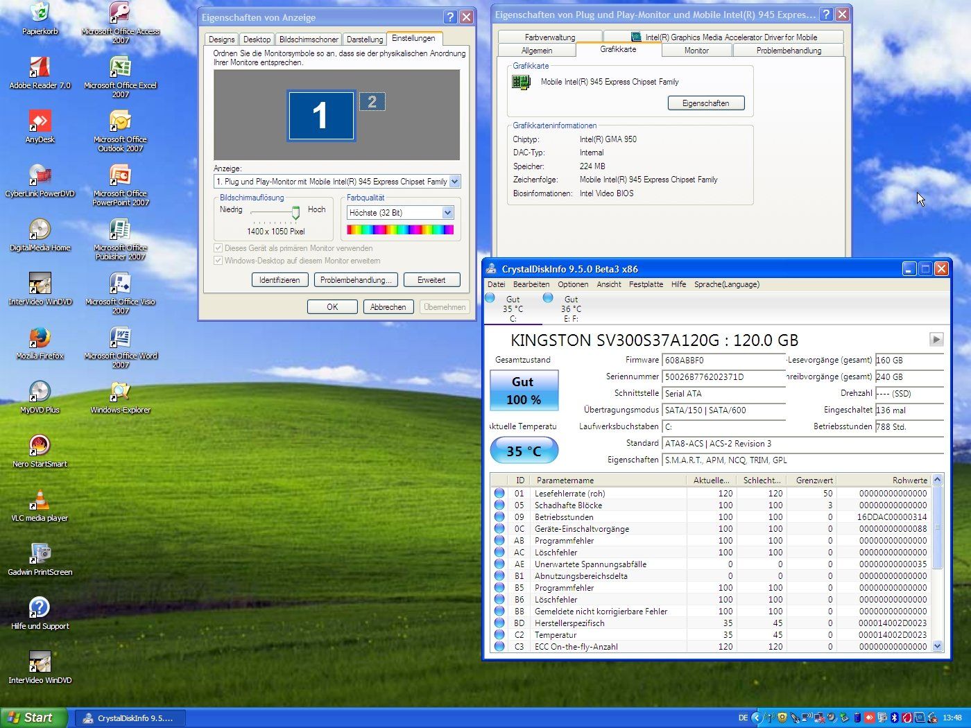 Compaq Notebook: HP Compaq nc6320 SSD, Serial - RS-232, Win. XP & Office 2007 – Usato da MAGDEN venduto da GoldenEagle2020 7