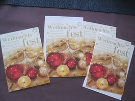 4 gleiche Weihnachtskarten mit Couvert (12)