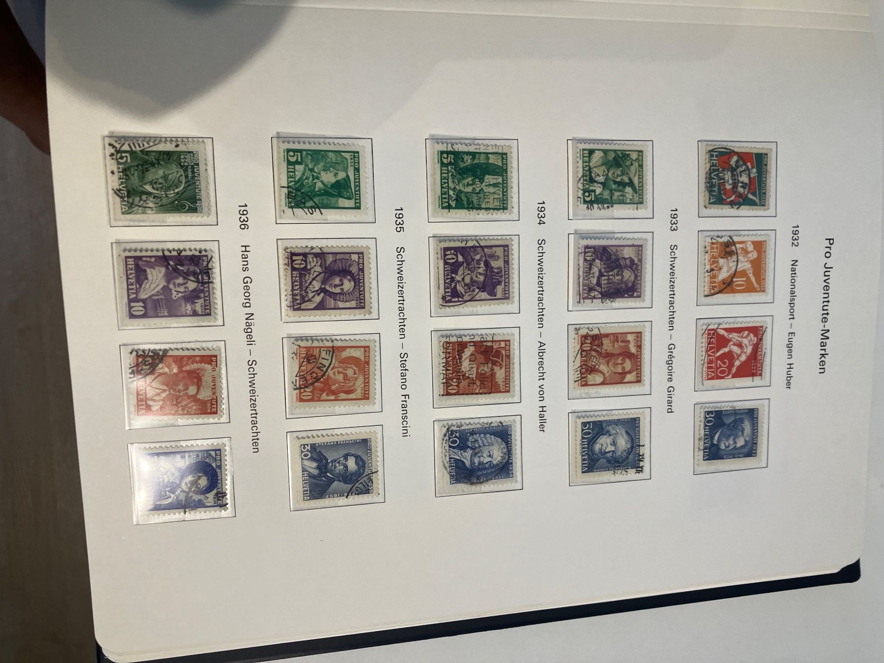 Tous les timbres: Pro Juventute 1912 - 1974 /bitte lesen – D'occasion à Baar par Ramona10 4