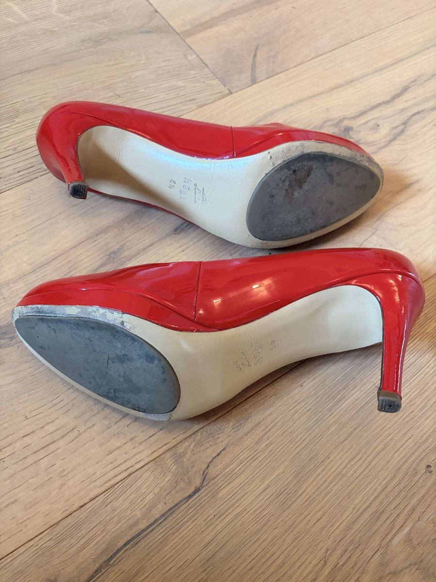 Högl Damenschuhe: Red Högl high-heels – Gebraucht aus Zürich von V_I 1
