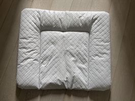 Baby Wickelauflage gesteppt weiss