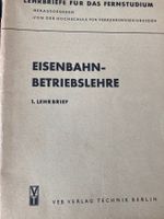 Lehrhefte zur Eisenbahnbetriebslehre