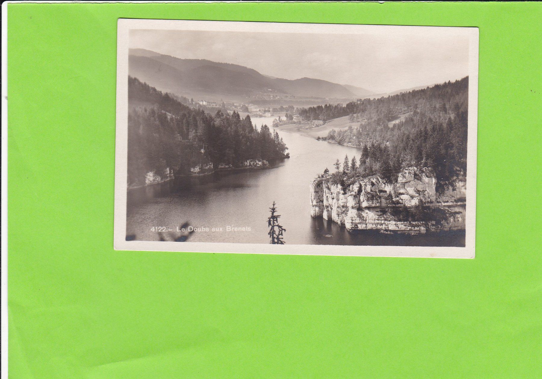 Cartoline postali: Le Doubs aux Brenets – Usato da St. Peterzell venduto da neckertal