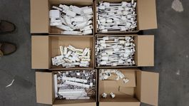 Halogen Lival Tracklight Beleuchtung 170m, 130 Spots/Tubes