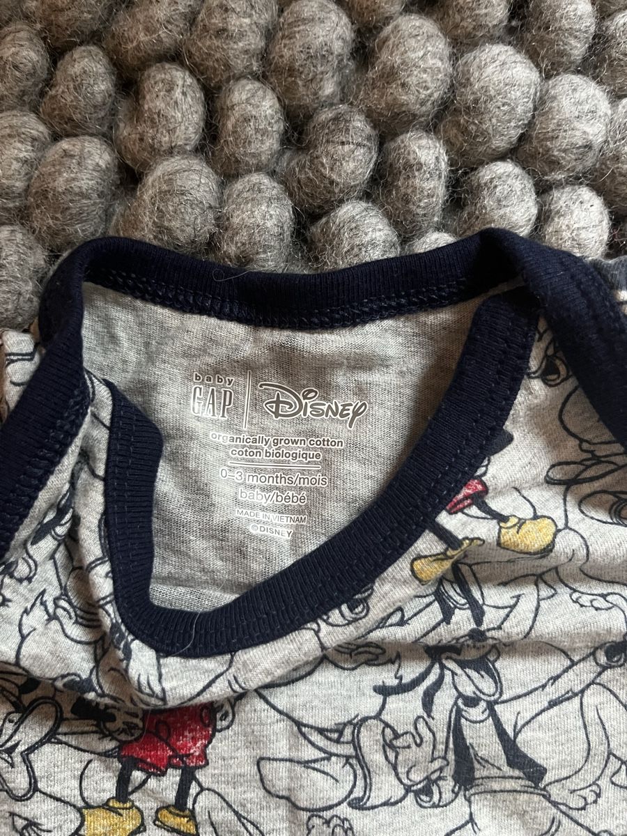 Gap Biancheria intima: Babybody Gr. 1-3 Monate Mikey Mouse – Nuovo (secondo la descrizione) da Horgen venduto da adrigas 1