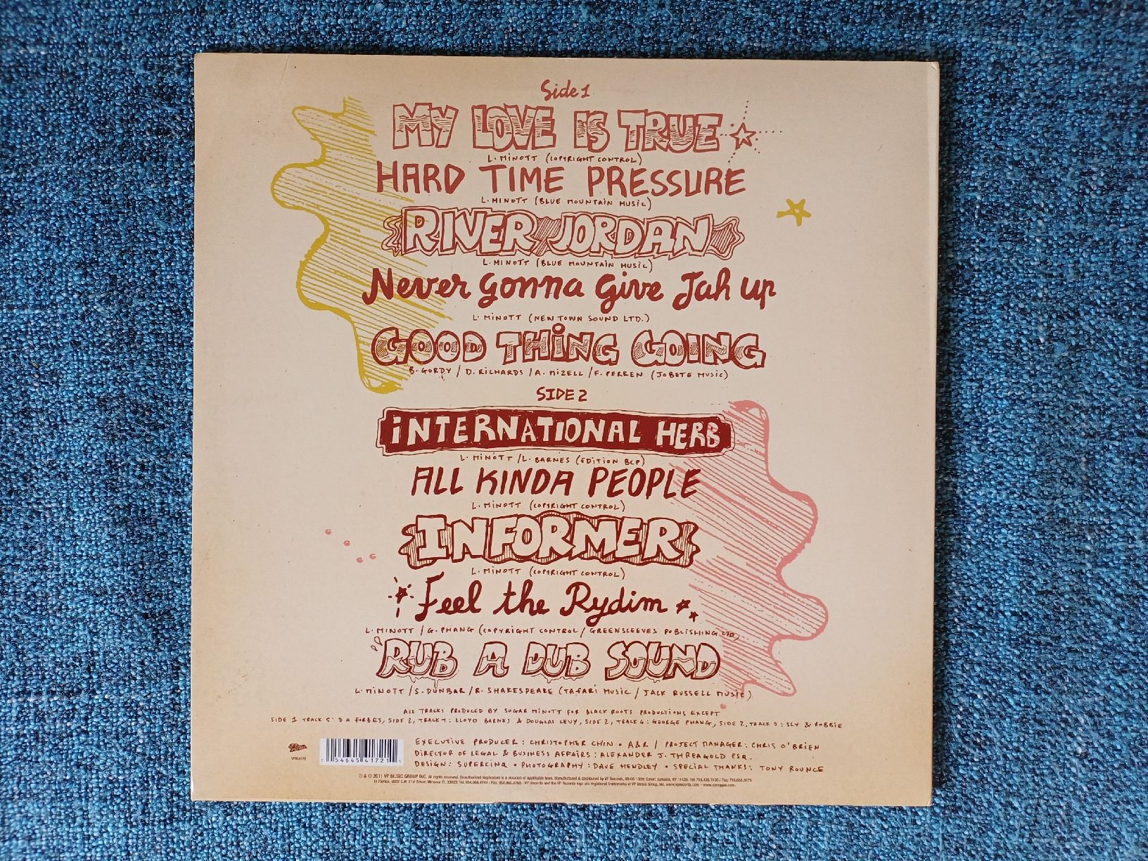 Vinyles: Sugar Minott "Hard Time Pressure" LP – Neuf (Voir description) à Begnins par Drastic-Sound 1