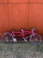 Bicicletta Tandem rosa marca Lehner taglia unica buono stato