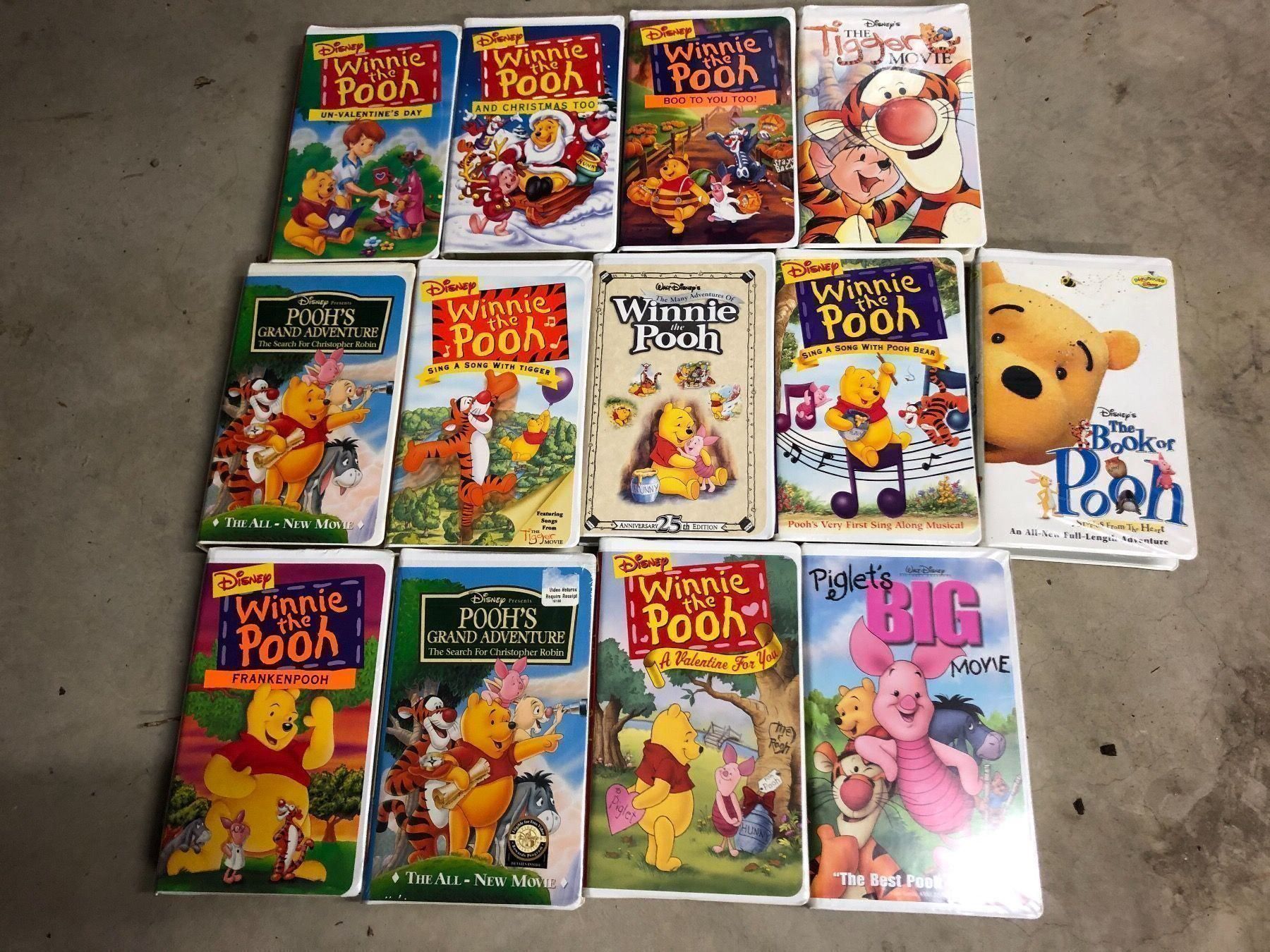 Tutti i VHS: Winnie the Pooh VHS & NTSC STANDARD – Usato da Gelterkinden venduto da Familienferien