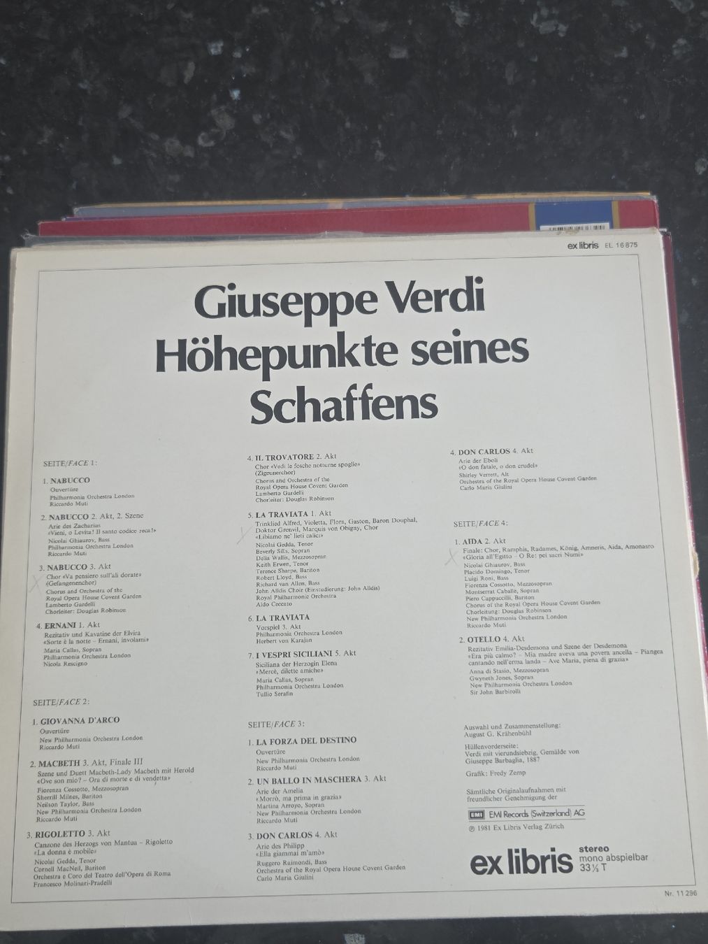 Dischi in vinile: Giuseppe Verdi  – Usato da Müntschemier venduto da Fee_00 1