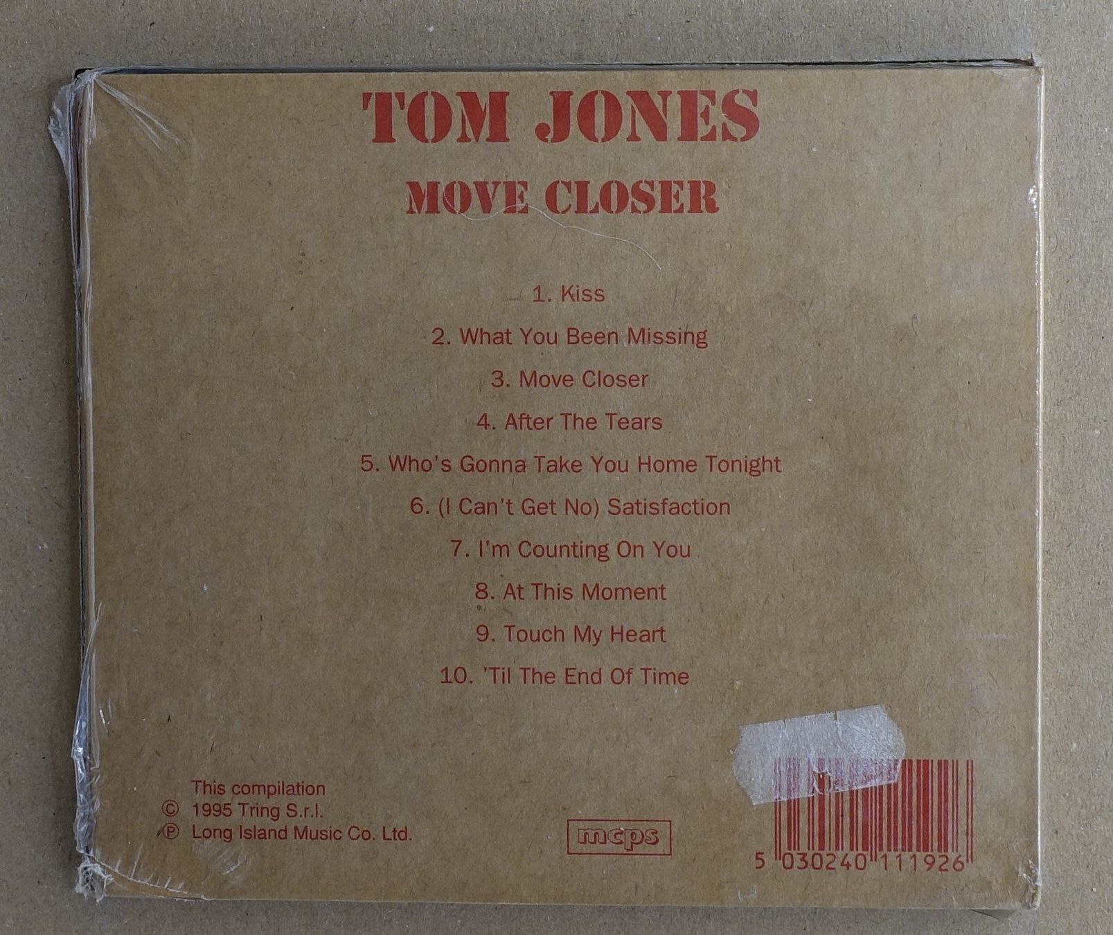 CD: Tom Jones – Move Closer - D14 – Nuovo e nell'imballaggio originale da Sessa venduto da discoverymedia 1