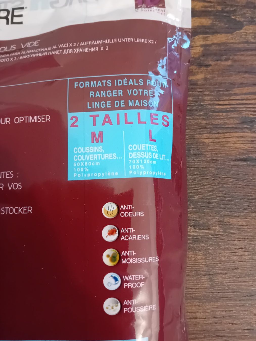 Altre valigie & borse da viaggio: 2 housses de rangement sous vide – Nuovo e nell'imballaggio originale da Grenchen venduto da Wolf313 7