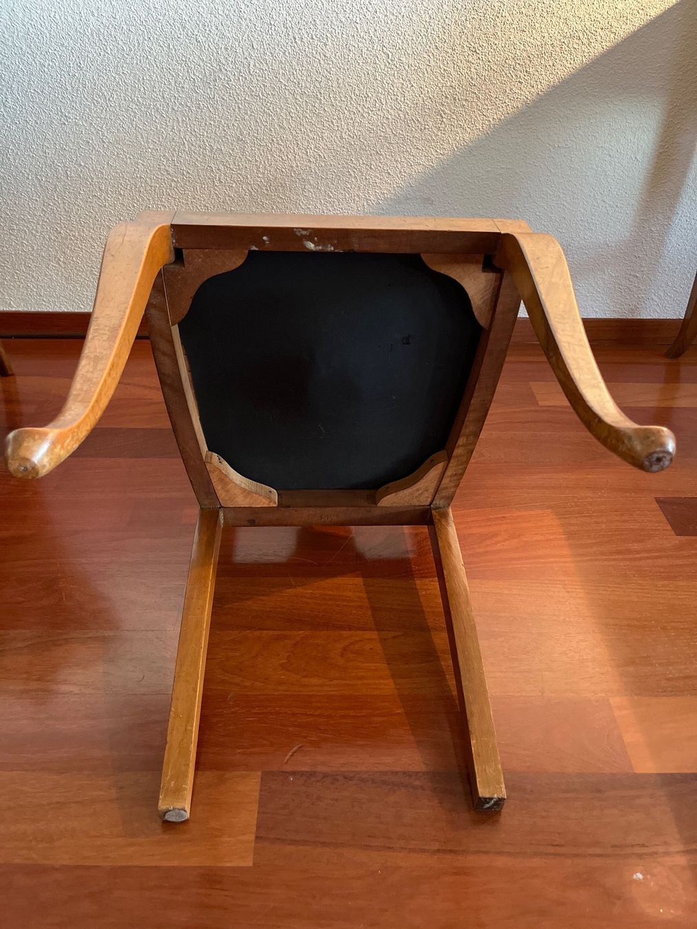 Sedie: Vintage Stuhl, Holz & Samt – Usato da Luzern venduto da Jiggy_8898 7