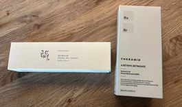Sonnencreme und Theramid Retinyl