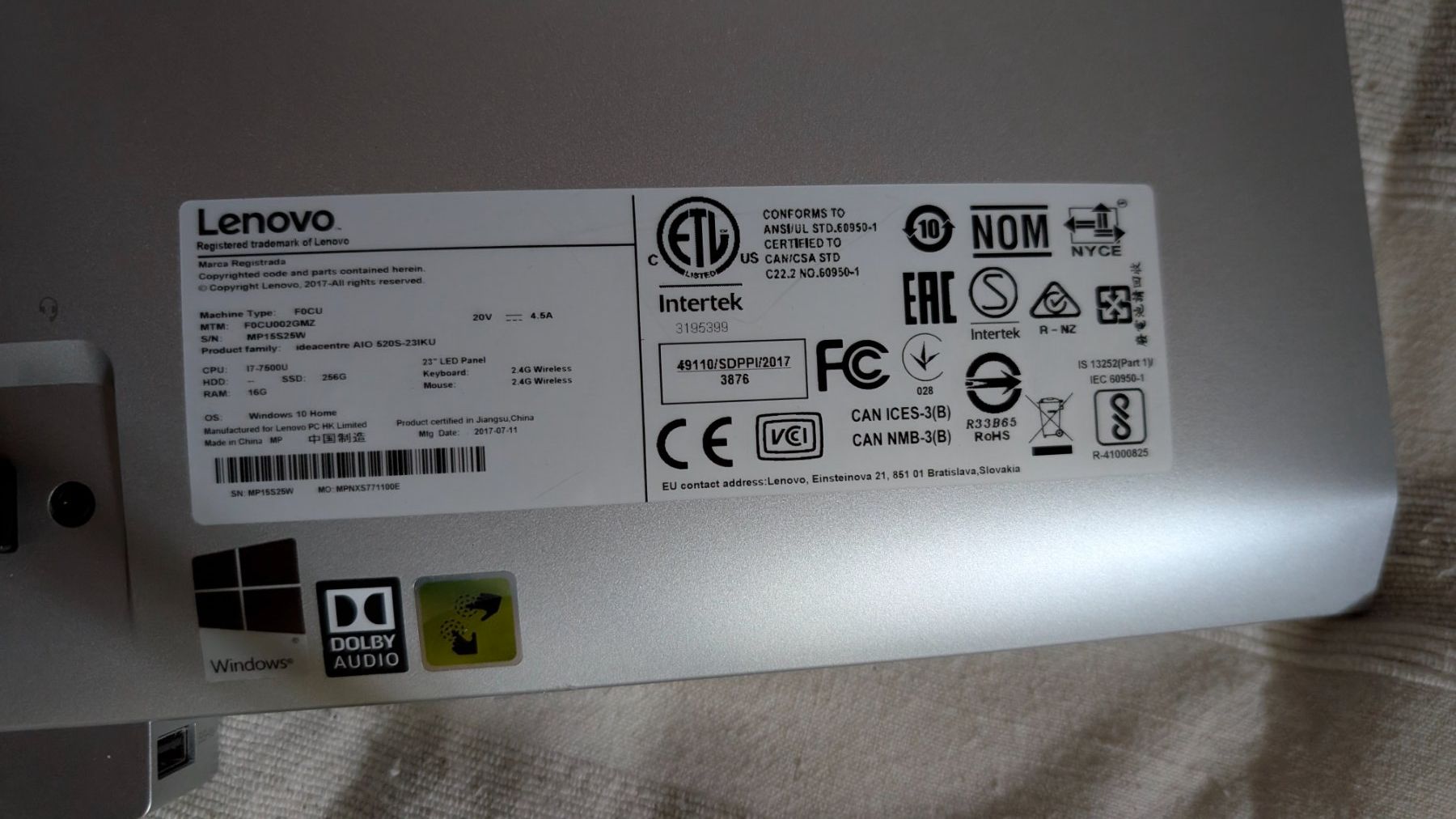 Lenovo PC: Lenovo All in One. Perfekt für Linux – Usato da Köniz venduto da grar 4