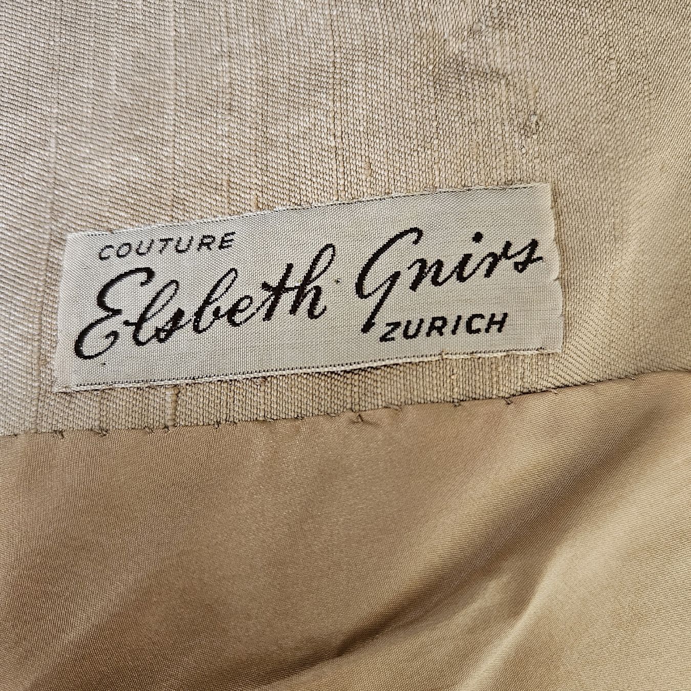 Mäntel: wunderschöner beiger vintage seidenmantel – Gebraucht aus zürich von couture 4