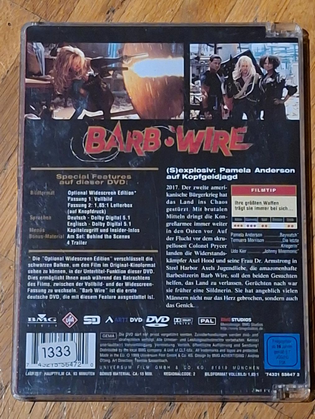 Tutti i DVDs: Barb Wire - Pamela Anderson – Usato da Wallisellen venduto da Sawr 1