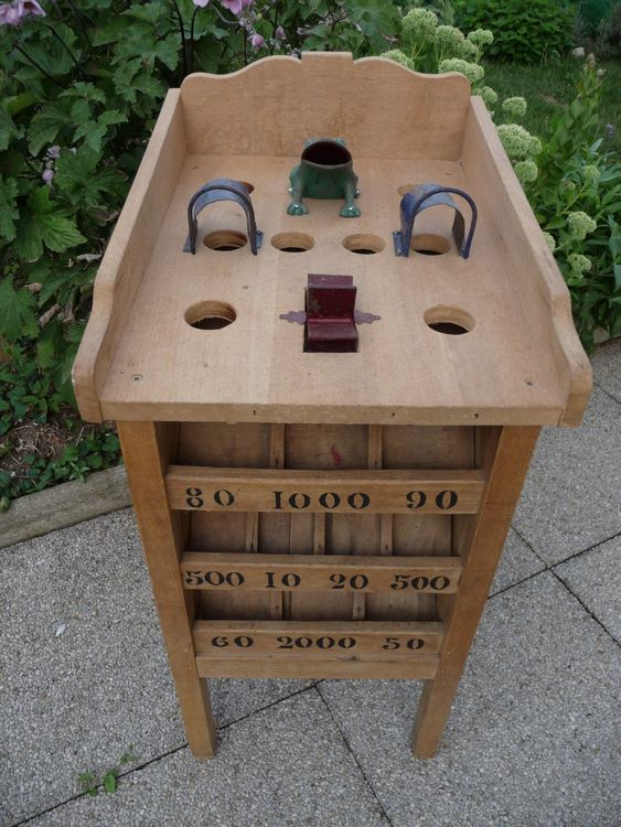 Jeu de la grenouille en bois - Jeu grenouille familial