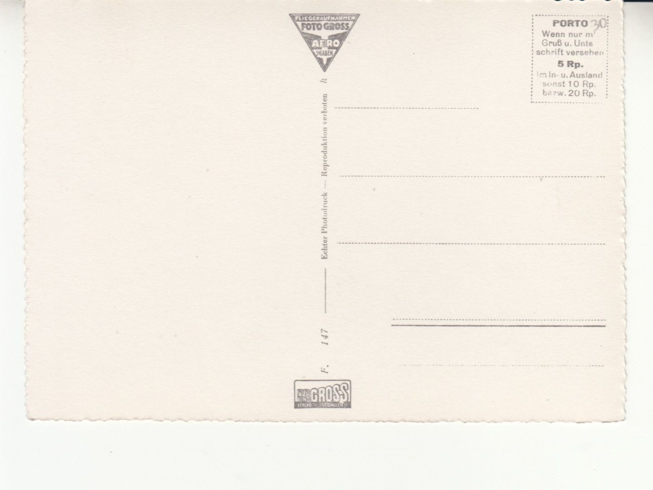 Cartoline postali: Säntis ca. 1950 – Usato da Bürglen TG venduto da StampGraf 1