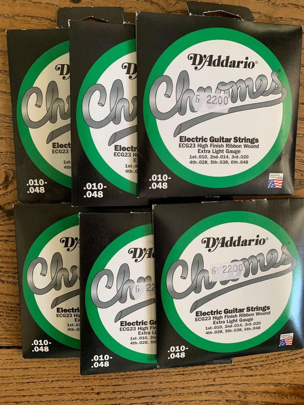 D'Addario Musikinstrumente: D'Addario Chrome Electric Guitar Strings – Neu und originalverpackt aus Brugg AG von Lyma01 2